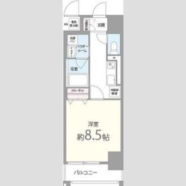 ＪＲ山陽本線 西明石駅 徒歩3分 10階建 築14年の間取り写真
