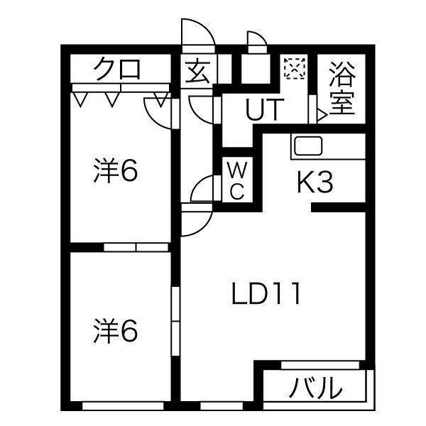OMレジデンス新川駅前の間取り写真