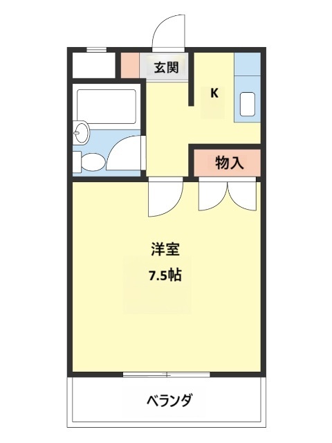 MFシティマンションの間取り写真