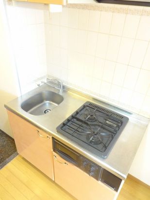東急多摩川線 矢口渡駅 徒歩9分 6階建 築23年のキッチン写真