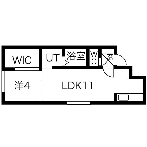 地下鉄東西線 西１８丁目駅 徒歩9分 5階建 築13年の間取り写真