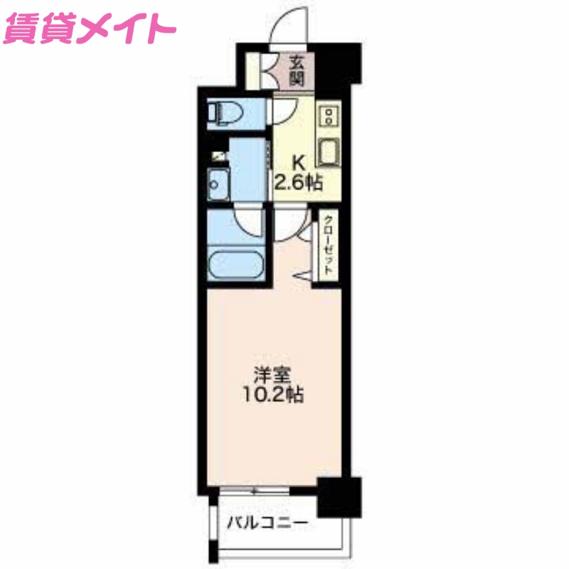 プレスタンテK.Sの間取り写真