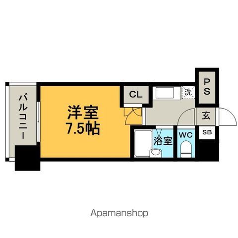 ＪＲ鹿児島本線 吉塚駅 徒歩6分 11階建 築29年の間取り写真