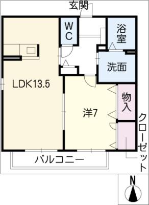 パークヒルズIIの間取り写真