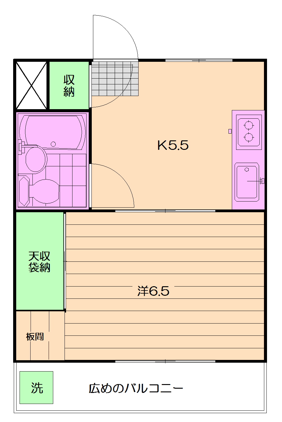 サンリーブ今川の間取り