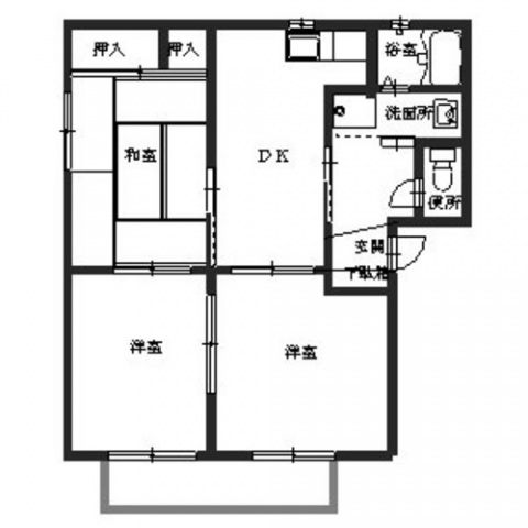 サニーコート半田の間取り