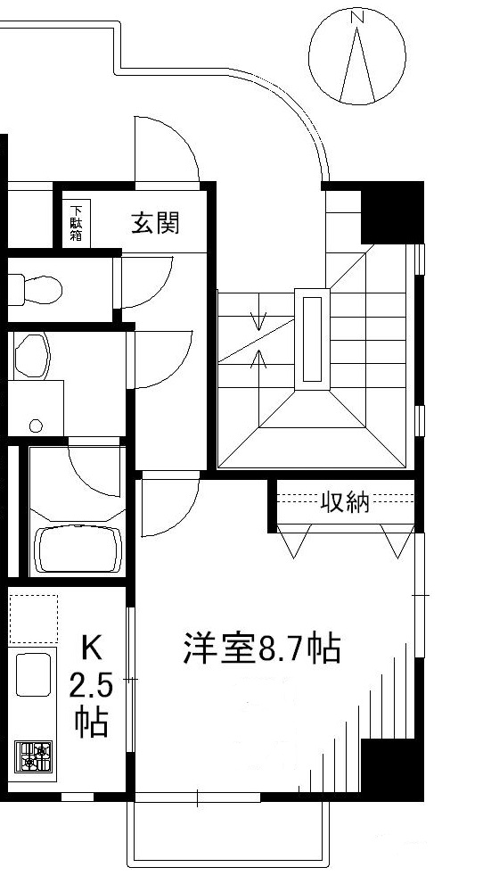 シュロスファルケ11の間取り