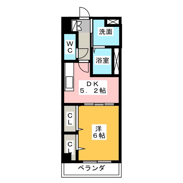 ヤマトマンション平戸の間取り