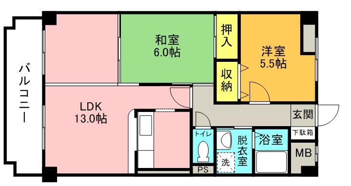 ノーブルホビーの間取り