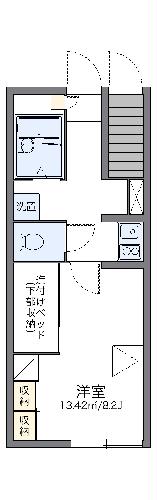 レオパレスプリマベーラの間取り