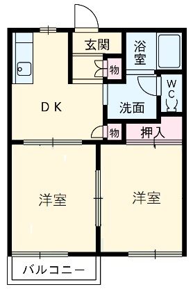 じゅねす・しろやまの間取り