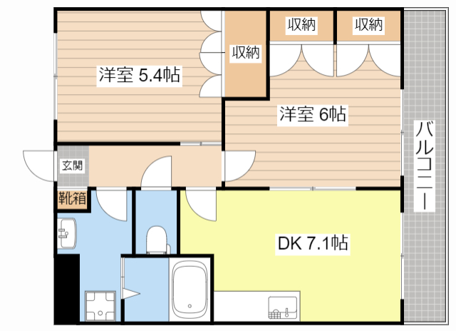 愛知郡愛荘町野々目のアパートの間取り