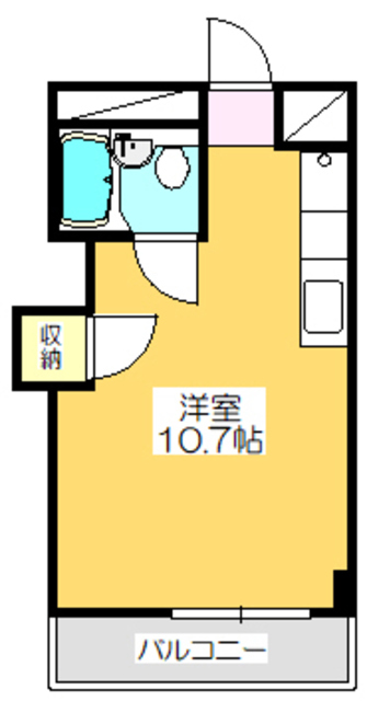 岩清尾マンションの間取り