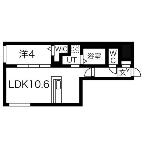 ラグナベルデ北9条の間取り