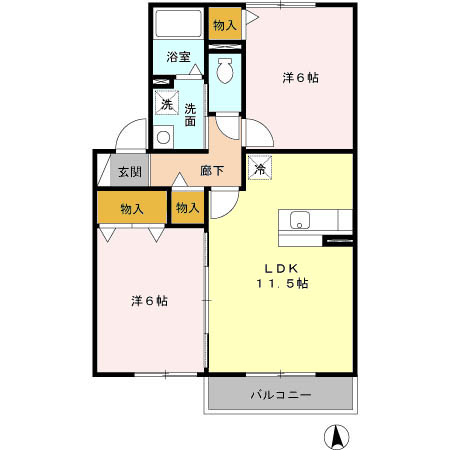 メイユールＭＳの間取り