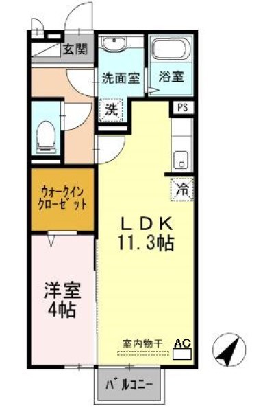 サンシャイン砥堀の間取り