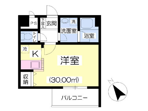 パルス大和町の間取り