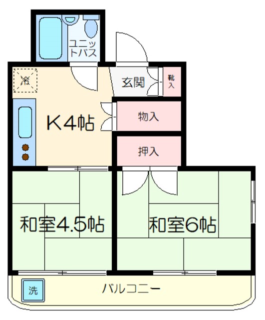 宇田川ビルの間取り