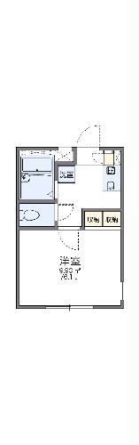 レオパレスパルファンの間取り