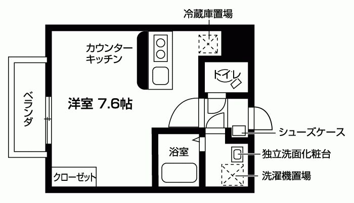 ヴィラ・クライネの間取り