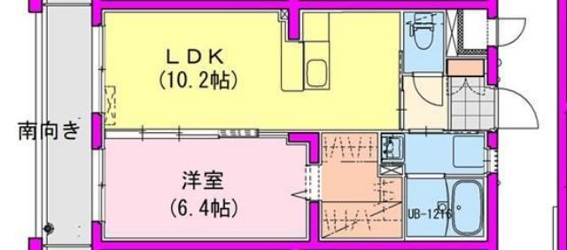 （仮称）都城栄町Uマンションの間取り