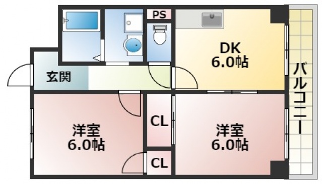 メゾン菊水の間取り