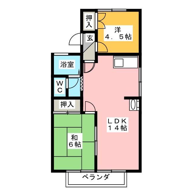 サンライズ杉本Ａの間取り