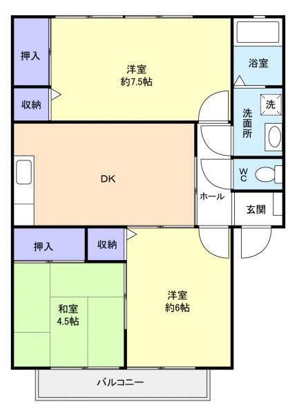 ニートネス花通の間取り