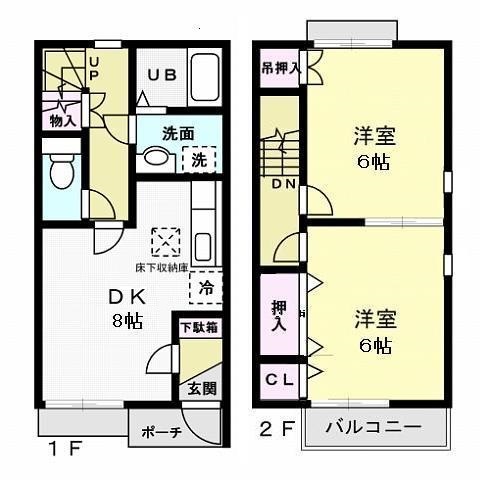 ヴェルドミール港ヶ丘　Iの間取り