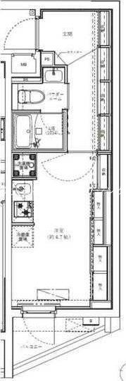 目黒区目黒本町のマンションの間取り