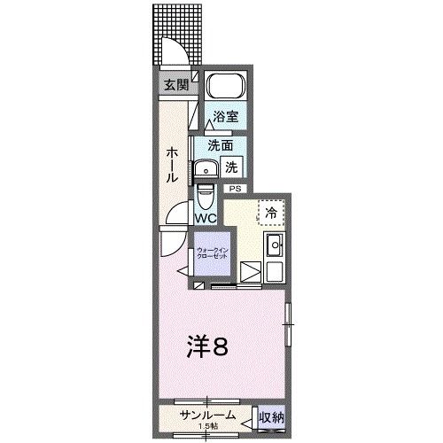 ブルーム・ネオ　Ｂの間取り