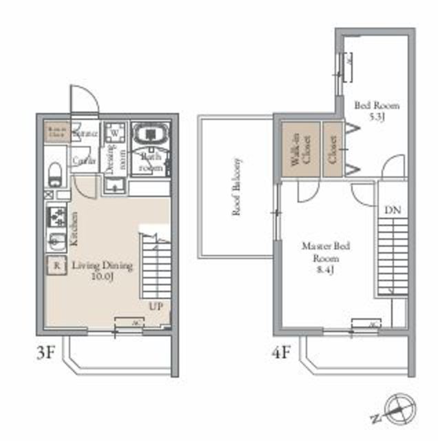 練馬区中村のマンションの間取り