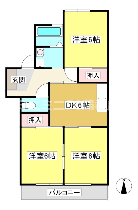 【田中グリーンハイツの間取り】