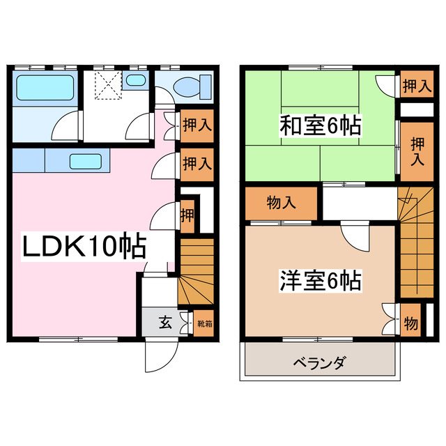 島高ハイツの間取り