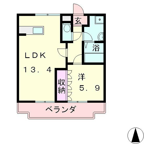 クロノスコートの間取り