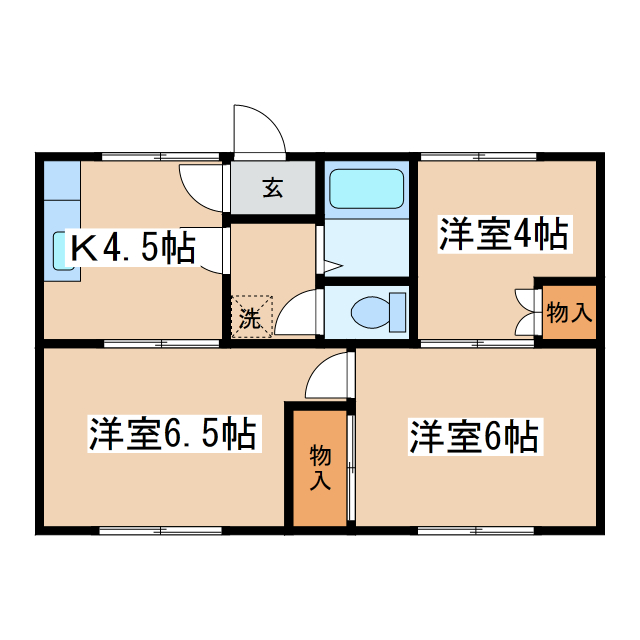 フェイス花園の間取り