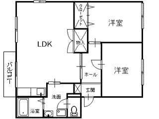 フレグランスモアの間取り