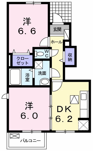 グラース ヴィラ IIIの間取り