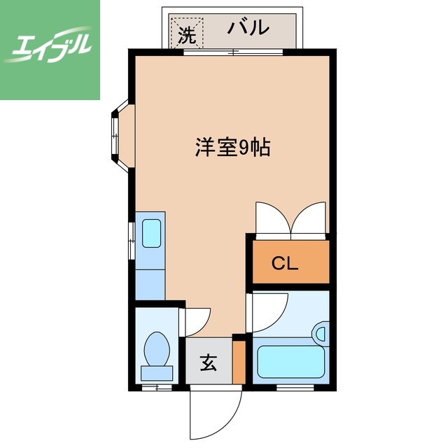 長崎市上小島のアパートの間取り