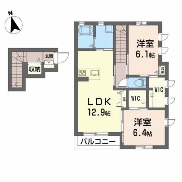 メゾンマスト　桜苑IIの間取り