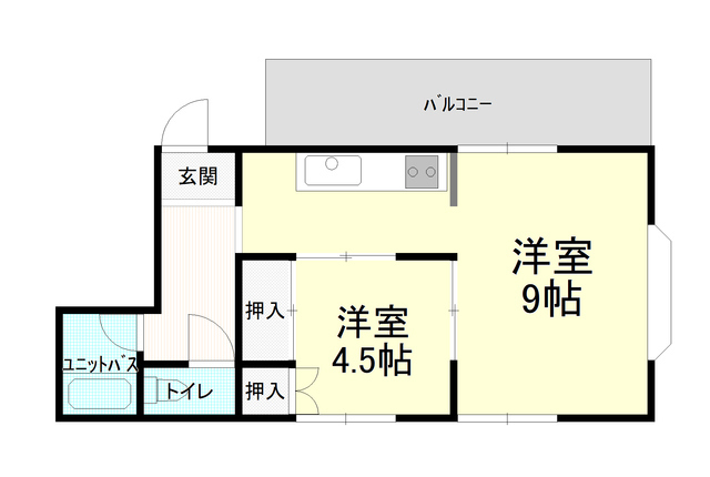 ハイクレスト飯島の間取り