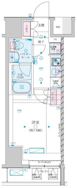 ＧＥＮＯＶＩＡ川崎ＶＩＩの間取り