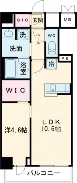 RJRプレシア大森北の間取り