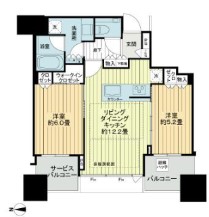 【大阪市中央区安土町のマンションの間取り】