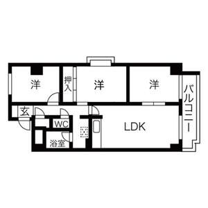 カーサ四ノ宮の間取り