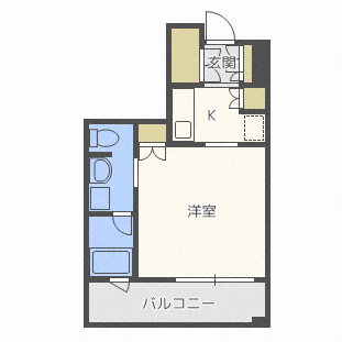 ラフィネタワー札幌南３条の間取り