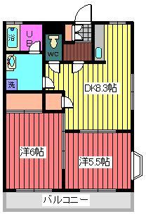 戸田市笹目のマンションの間取り