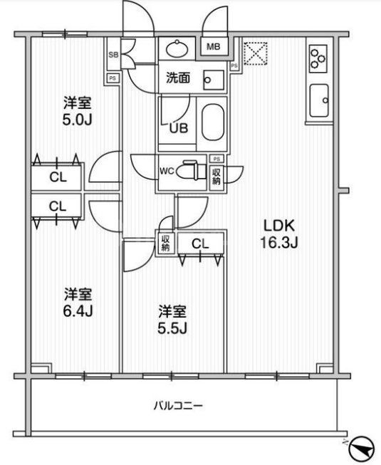 LIME　RESIDENCE　HIKIFUNEの間取り