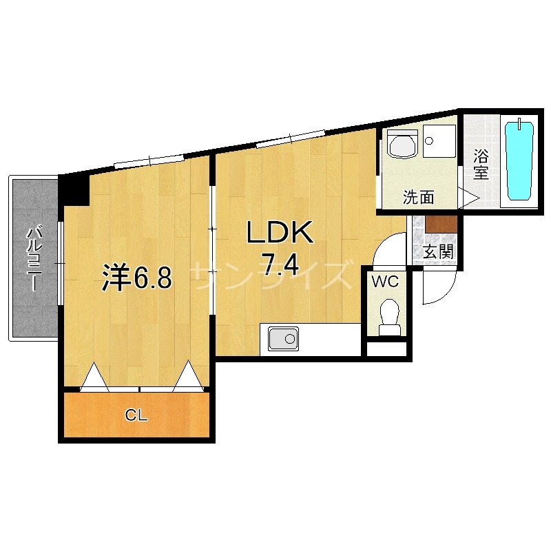 ベルクレインの間取り