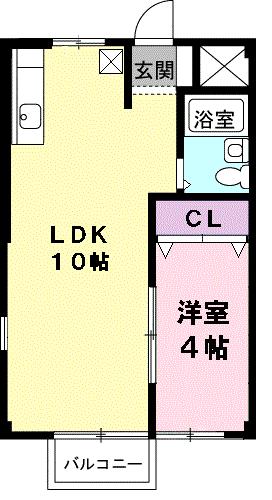 三重郡朝日町大字縄生のアパートの間取り